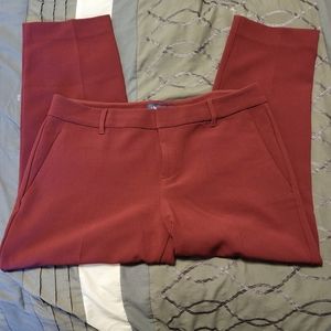 Old Navy Maroon Dress Pants